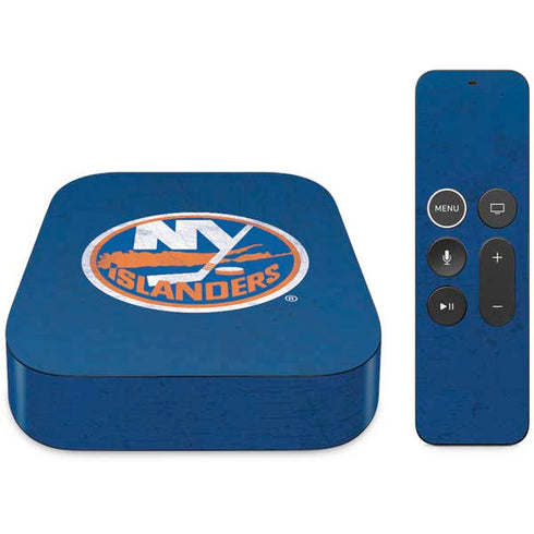 NHL New York Islanders Distressed Apple TV Skin